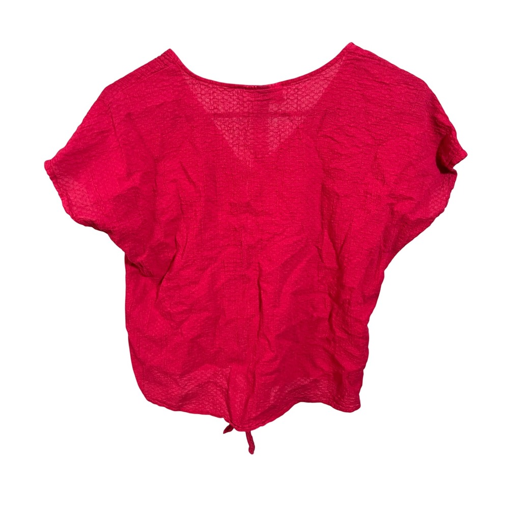 Universal Thread Button Front Top Womens Small Re… - image 2